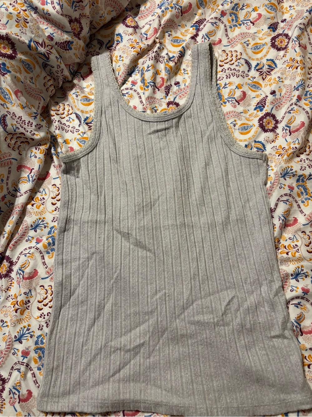 Arbercrombie kids  15/16 Ribbed Tank Top - Light Gray #9
